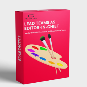 Lead Teams as  Editor-in-Chief